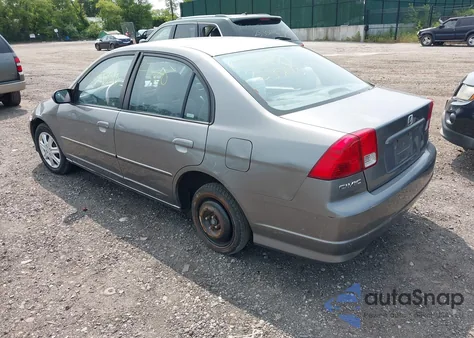 2004 Honda Civic Lx из США, поврежденный, VIN 2HGES16564H621111